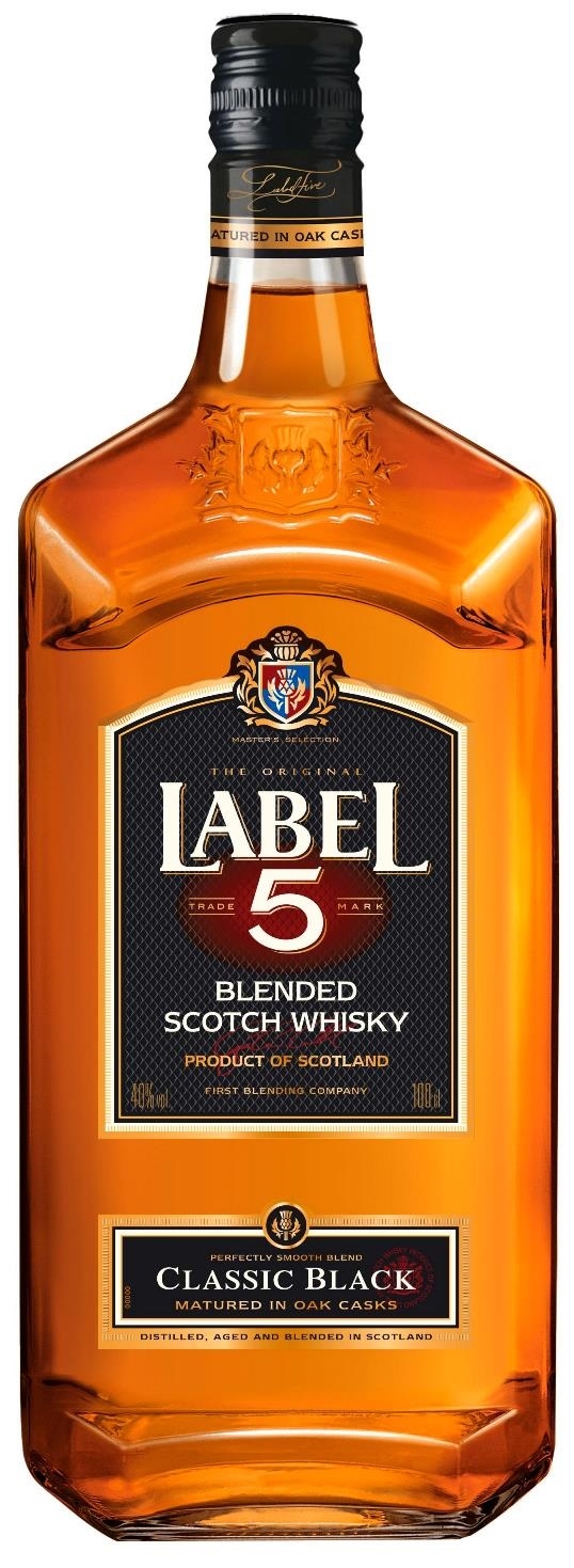 WHISKY SCOTCH LABEL 5 CLASSIC BLACK 1L