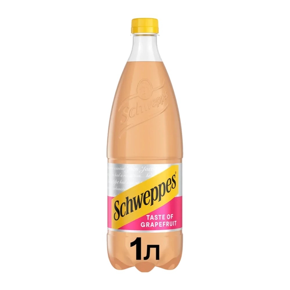 Schweppes Grapefruit Soft Drink, PET, 1 L