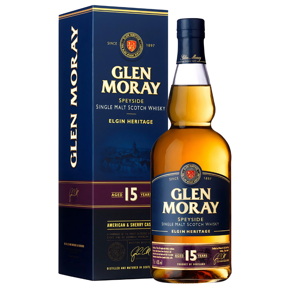 WHISKY GLEN MORAY ELGIN HERITAGE 15YO SINGLE MALT 0.7L