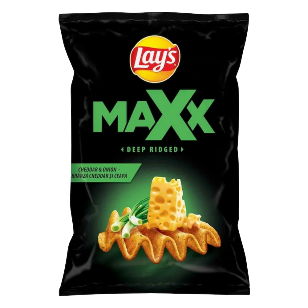 CHIPSURI LAY'S MAX CHEDDAR ONION 115G