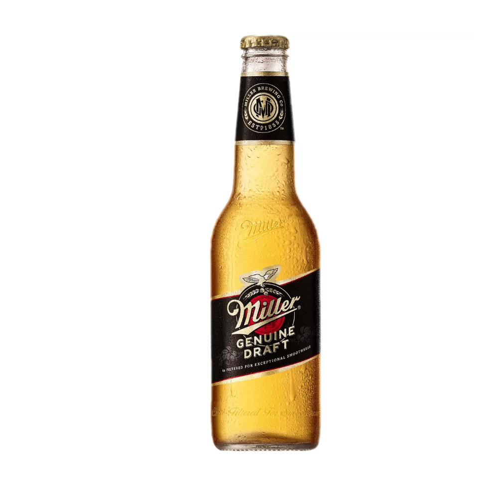 BERE MILLER GENUINE DRAFT PASTEURIZATA, FILTRATA 4.4% ST 0.33L