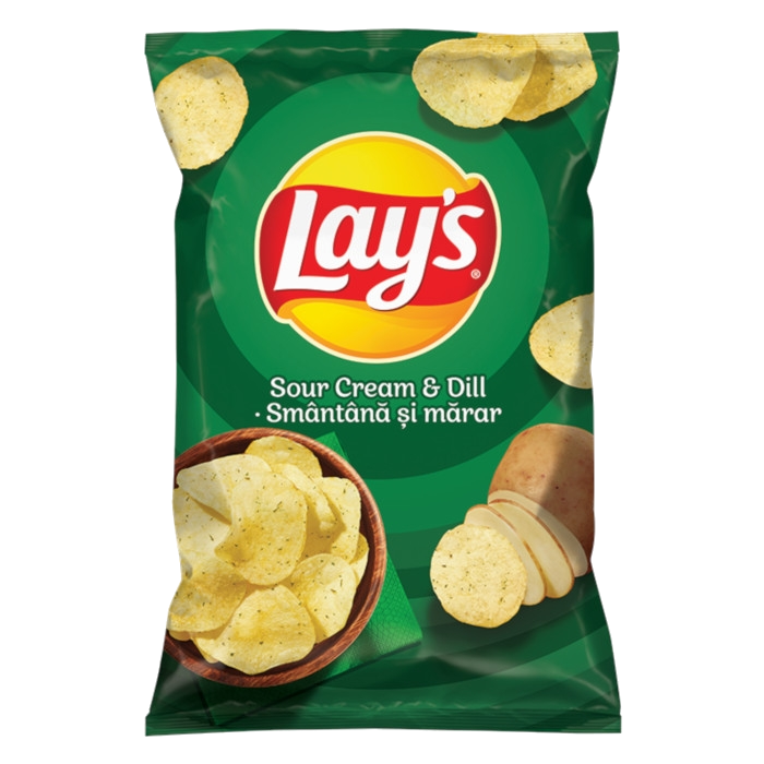 CHIPSURI LAY'S SOUR CREM & DILL 170G