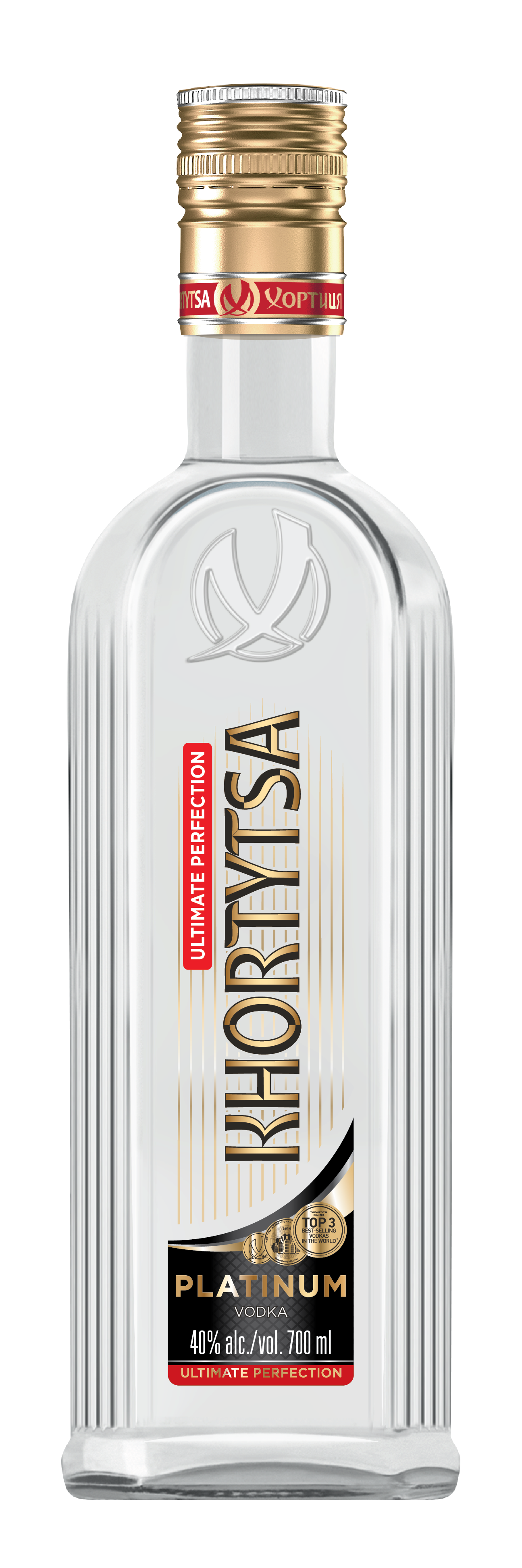VODCA KHORTYTSA PLATINUM 40% 0.7L