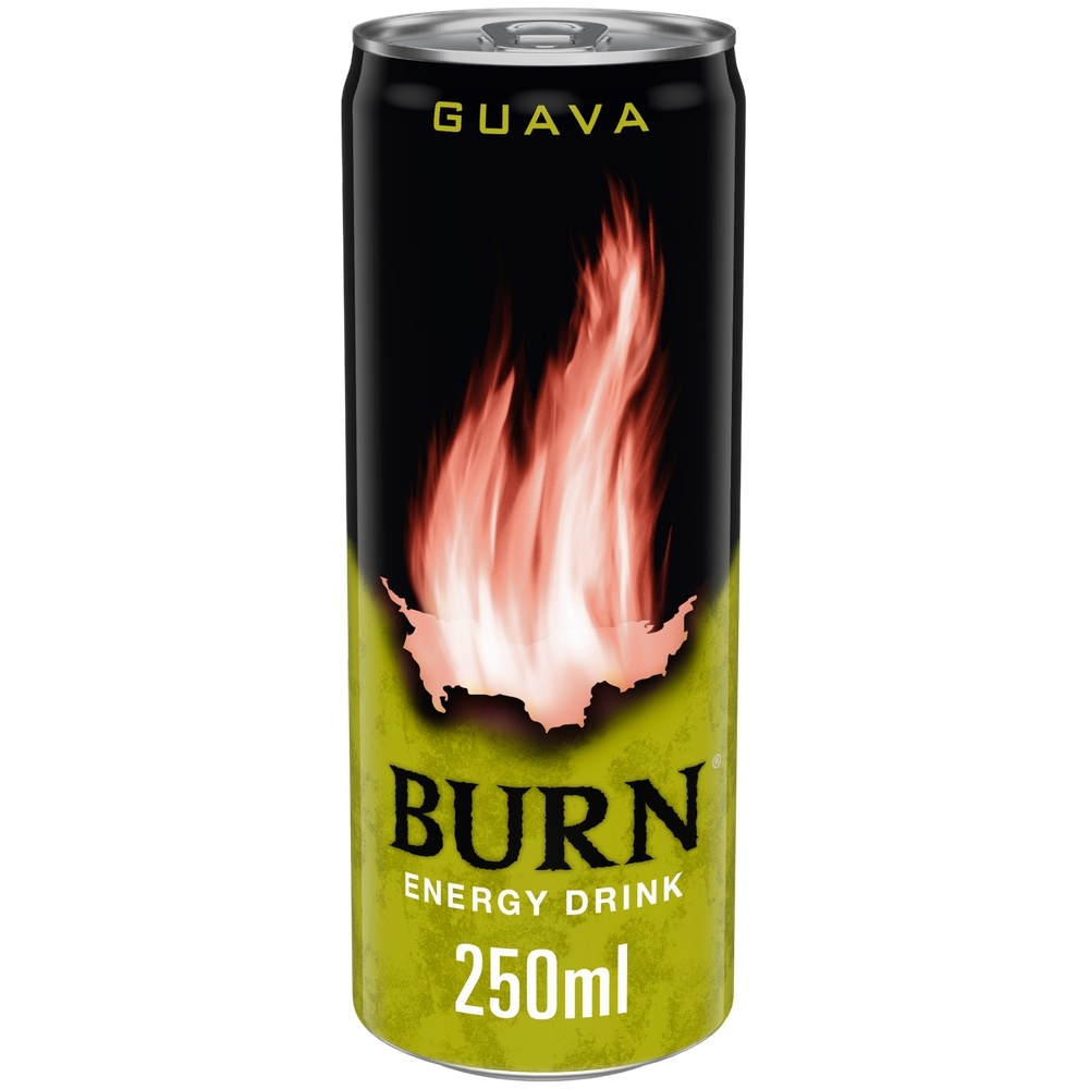 BAUTURA ENERGIZANTA BURN GUAVA 0.25L