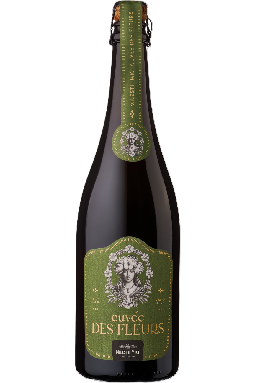 VIN SPUMANT MILESTII MICI CUVEE DES FLEURS ALB DEMISEC 0.75L