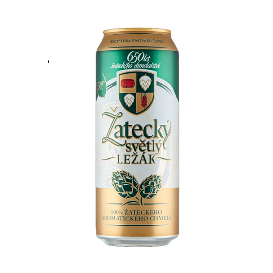 Zatecky Beer, Can, 0.5 L
