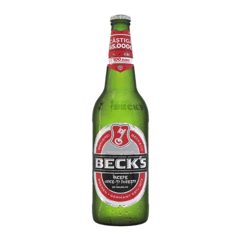 Пиво Beck's, светлое, бутылка, 0,75 л