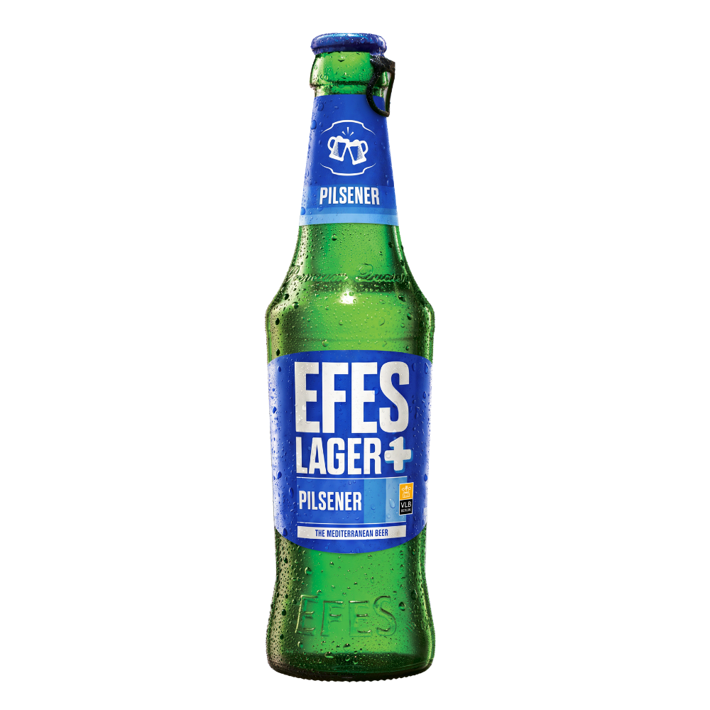 Bere Efes Pilsener, blondă, sticlă, 0,5 l