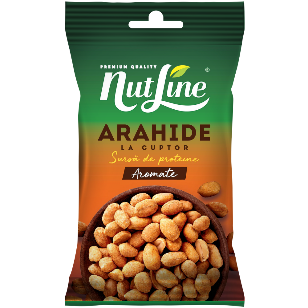 Arahide Nutline aromate, coapte la cuptor, 135 g