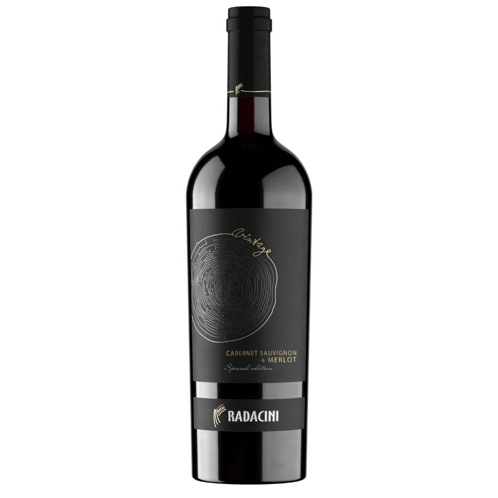 VIN RADACINI VINTAGE CABERNET SAUVIGNON MERLOT ROSU SEC 0.75L