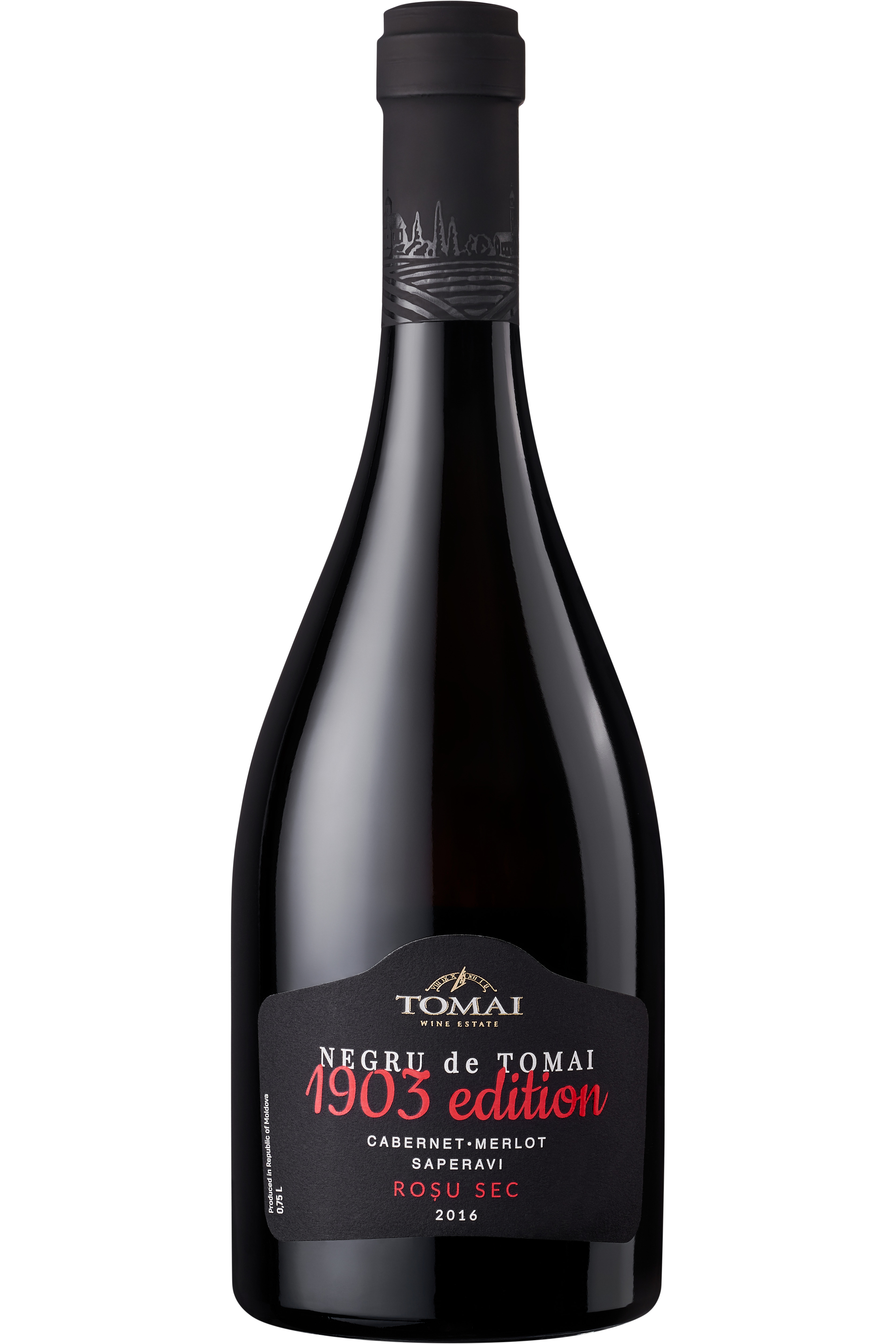 VIN REGINA DE TOMAI NEGRU, ROSU SEC 0.75L