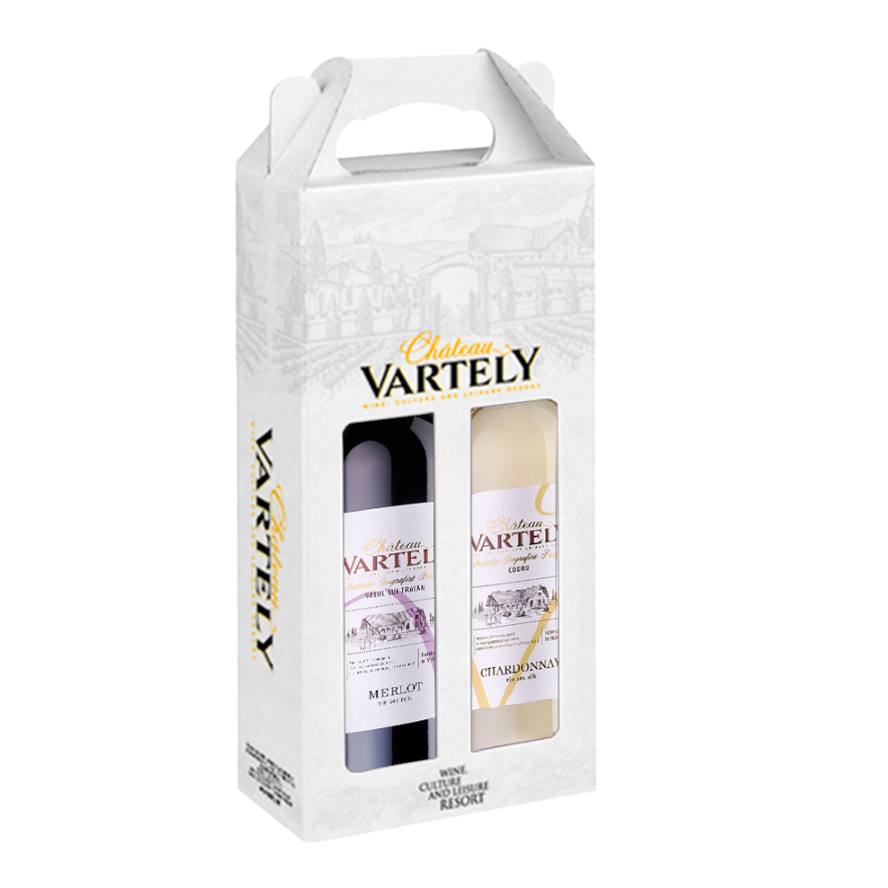 VIN CHATEAU VARTELY IGP SET MERLOT/CHARDONNAY 0.75L