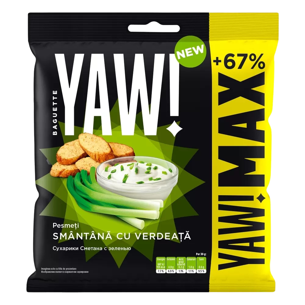 PESMETI YAW MAX BAGUETTE SMANTANA, VERDEATA 85GR