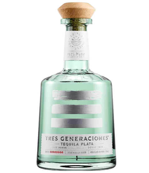 TEQUILA TRES GENERACIONES PLATA 38% 0.7L