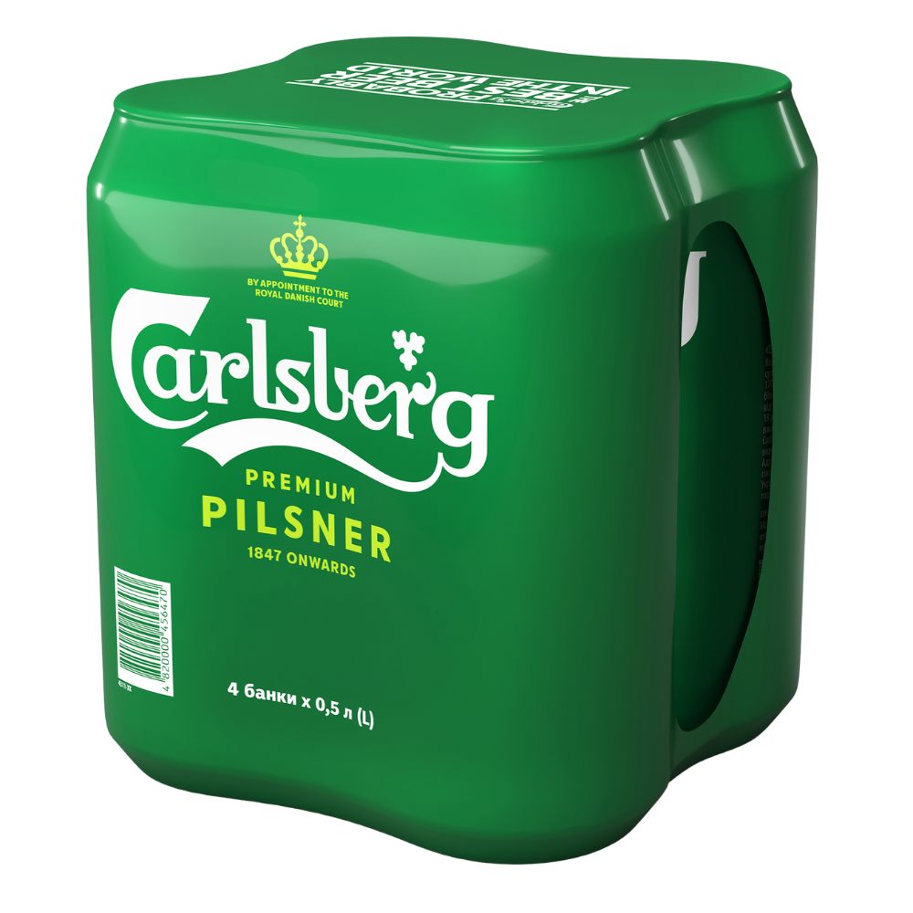 BERE CARLSBERG C/M 0.5L 4-PACK