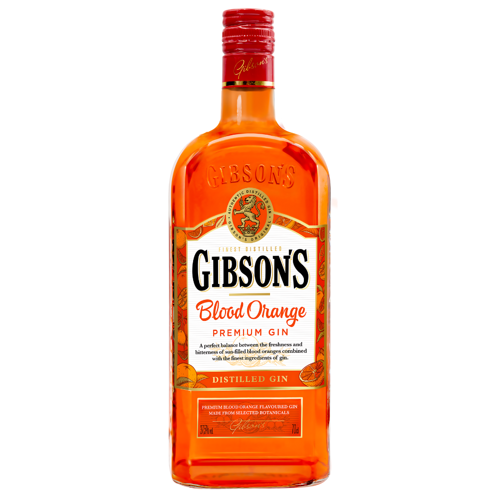 GIN GIBSON'S BLOOD ORANGE  ALC.37.50% 0.7L