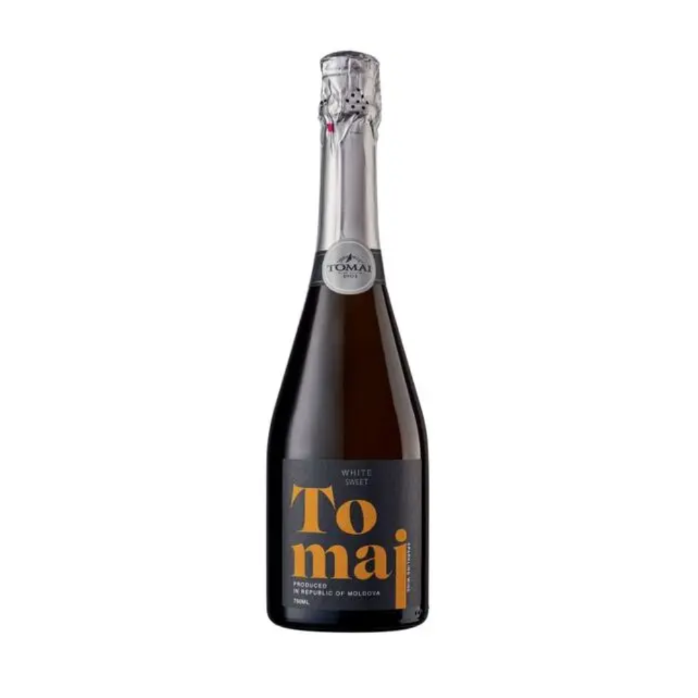 VIN SPUMANT TOMAI BLACK ALB DULCE 0.75L