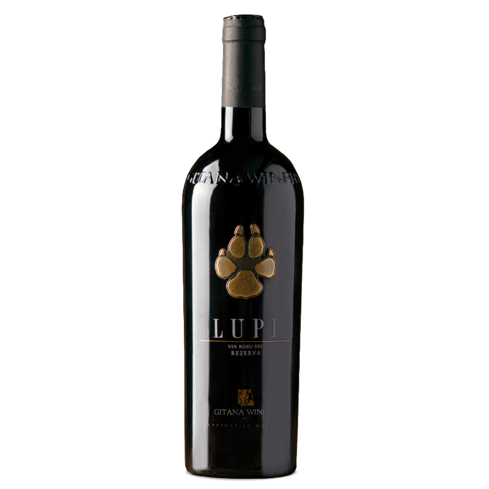 VIN GITANA LUPI ROSU SEC 0.75L