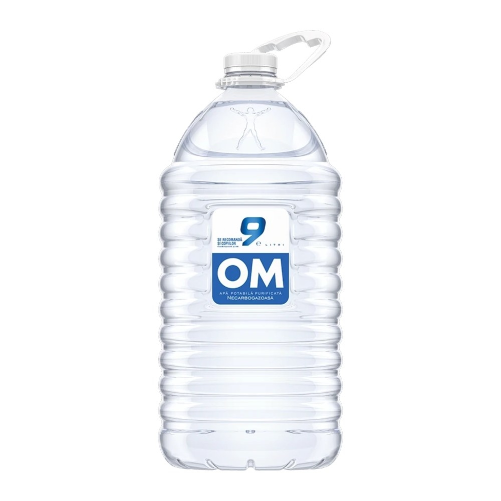 Apă potabilă OM, plată, PET, 9 l