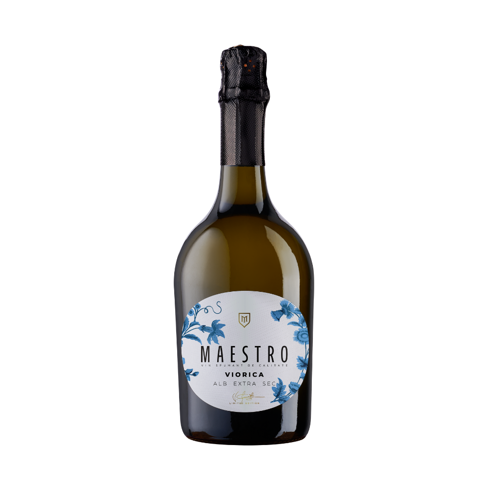 VIN SPUMANT MAESTRO VIORICA ALB EXTRA SEC 0.75L