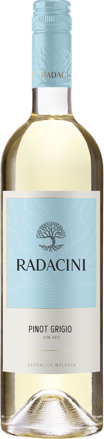VIN RADACINI BASIC PINOT GRIGIO ALB SEC 0.75L