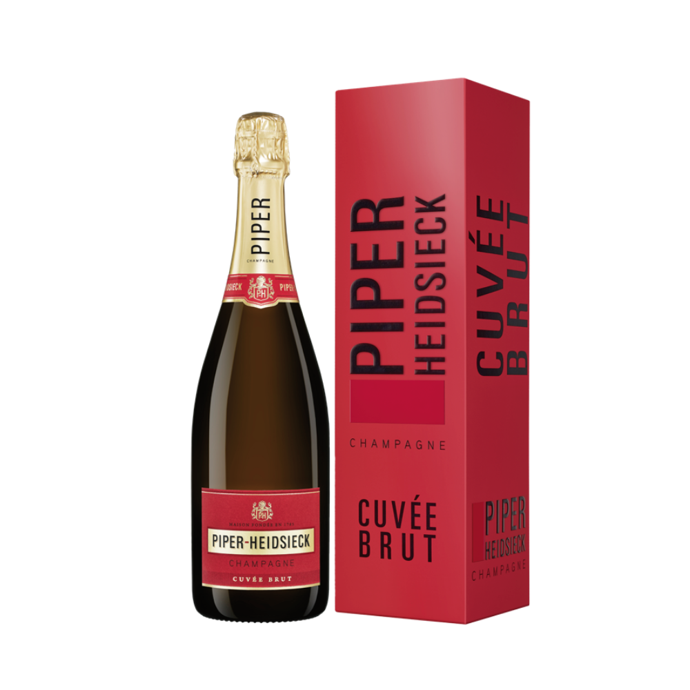VIN SPUMANT CUTIE CADOU PIPER HEIDSIECK BRUT NON VINTAGE ALB ALC.12% 0.75L
