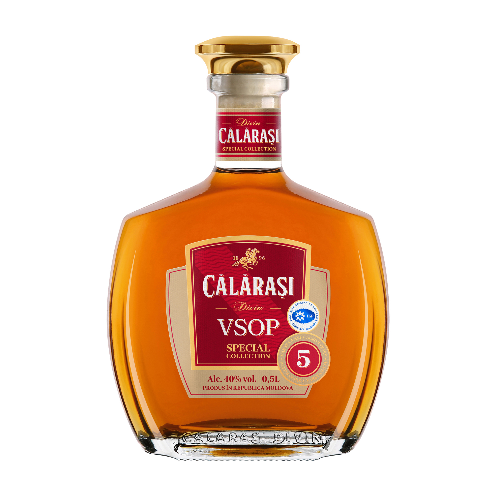 DIVIN CALARASI SPECIAL COLLECTION 5 ANI VSOP 0.5L