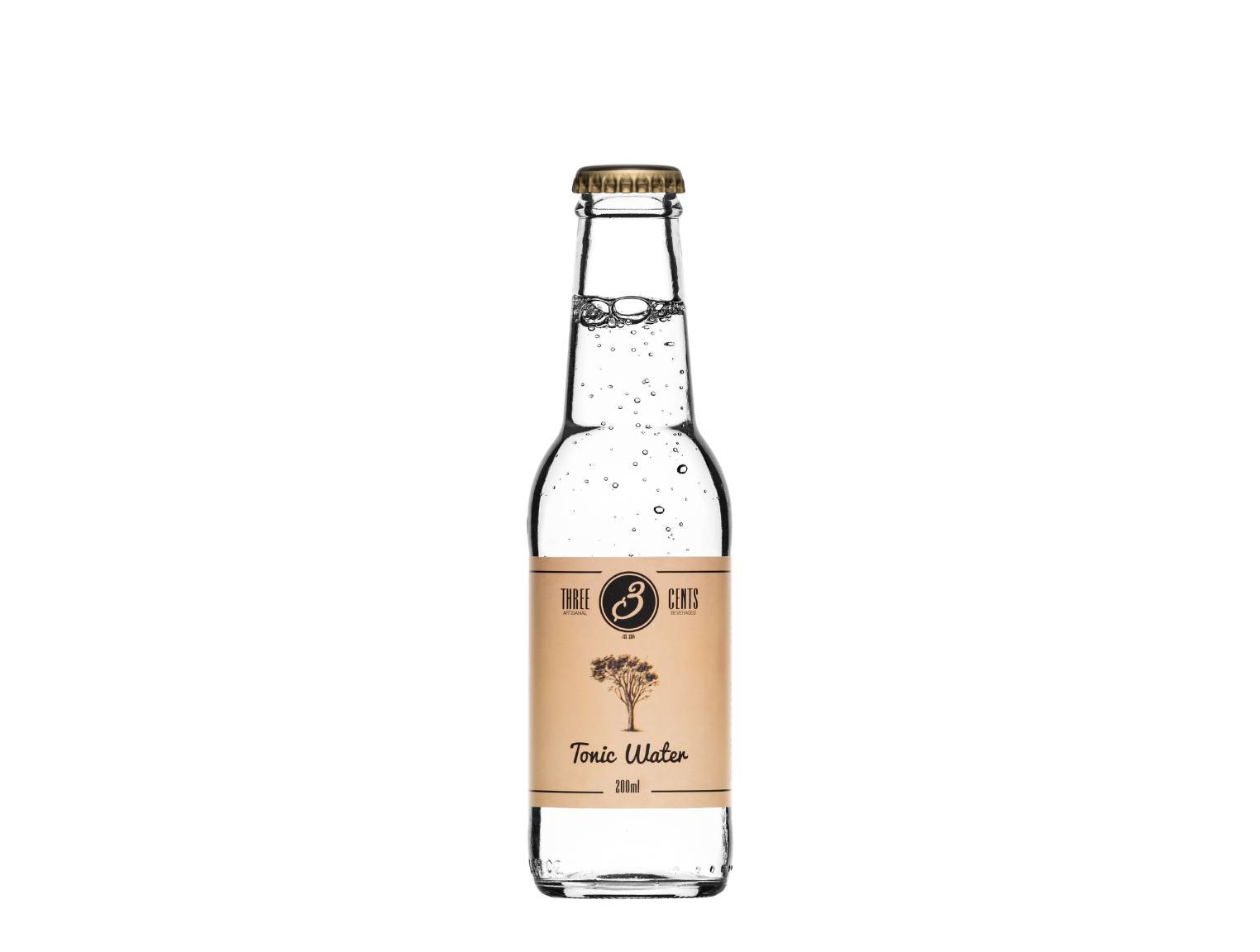 THREE CENTS TONIC WATER 0.2L