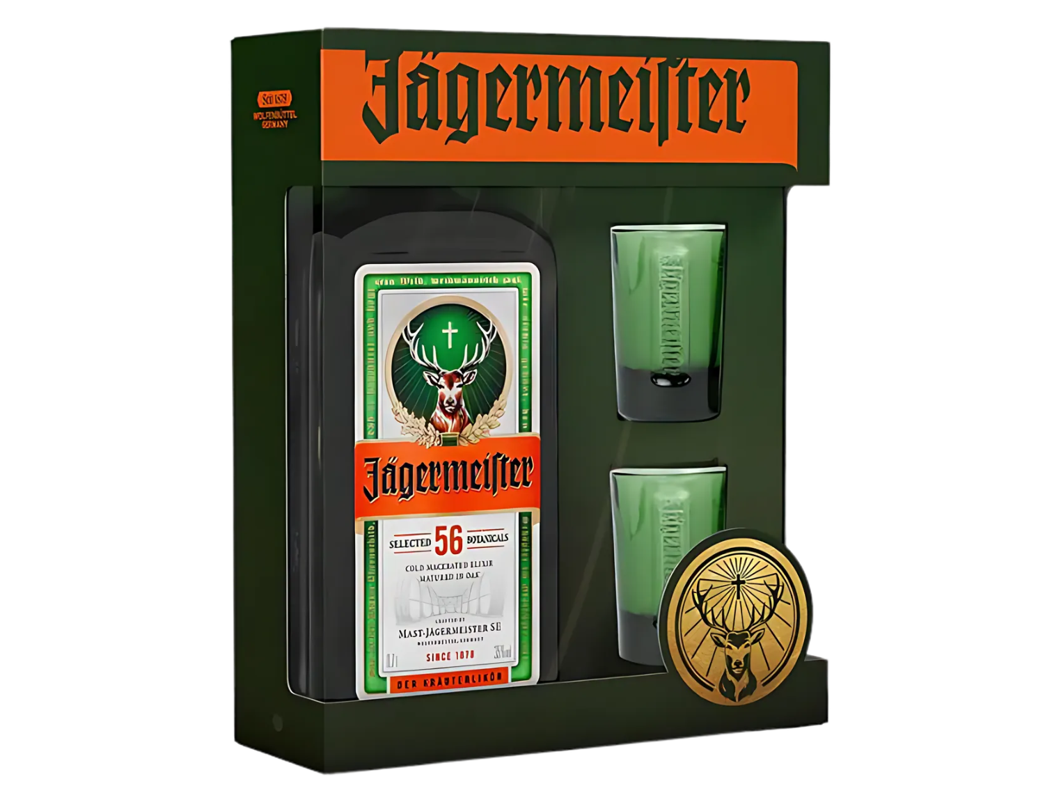 SET LICHIOR JAGERMEISTER  0.7L +CADOU (Ambalajul poate varia)