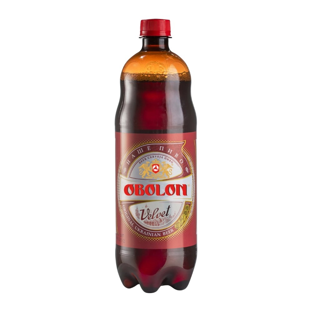 Bere Obolon Velvet, brună, PET, 1 l