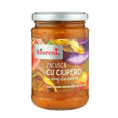 ZACUSCA CU CIUPERCI RAURENI 300G