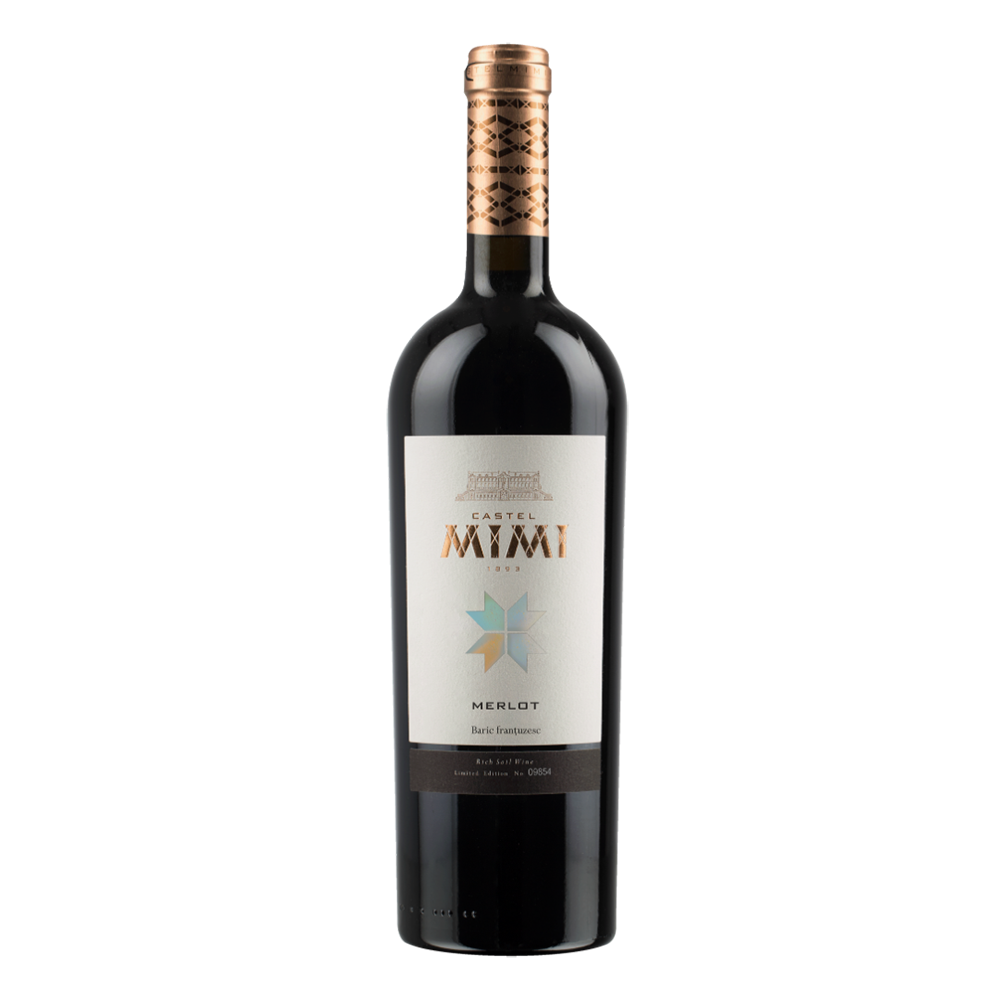 VIN CASTEL MIMI MERLOT ROSU SEC 0.75L