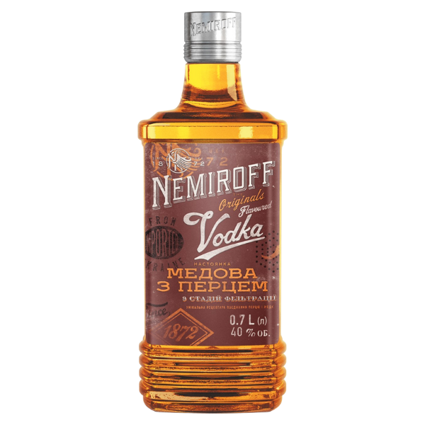 VODCA NEMIROFF HONEY PEPPER ORIGINAL 40% 0.7L
