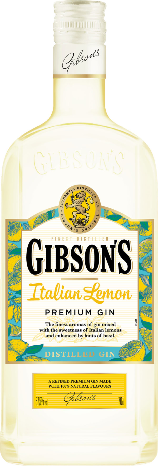 GIN GIBSON'S LEMON 37.5% 0.7L