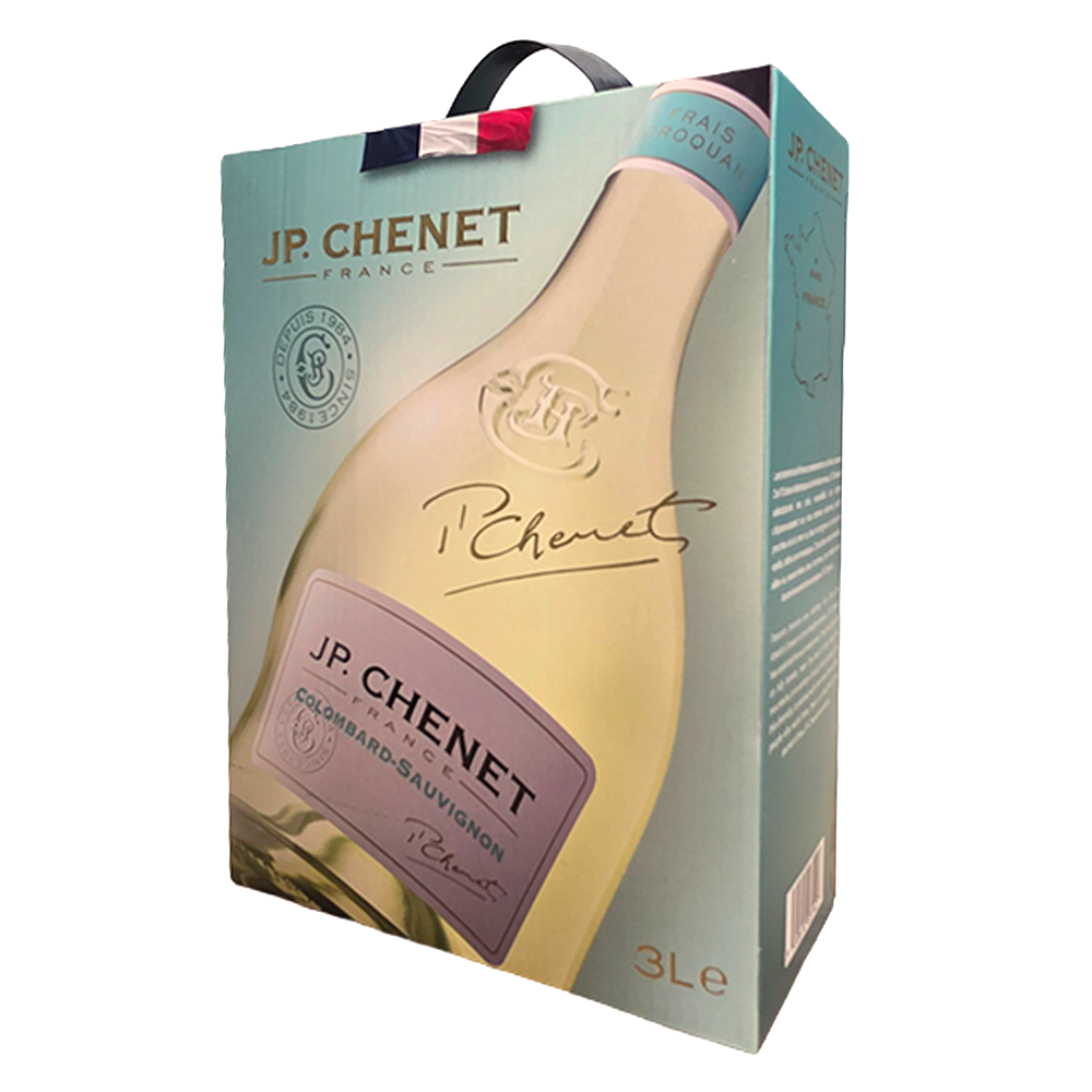 VIN JP CHENET COLOMBARD SAUVIGNON ALB SEC 11% 3L BIB