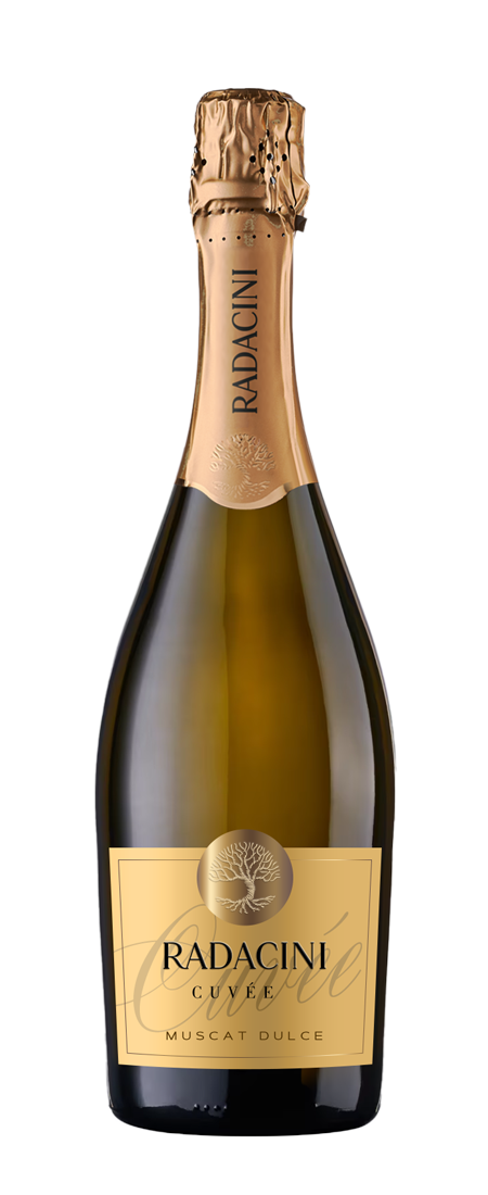 Vin Spumant Radacini Cuvee Muscat dulce alb 0.75l