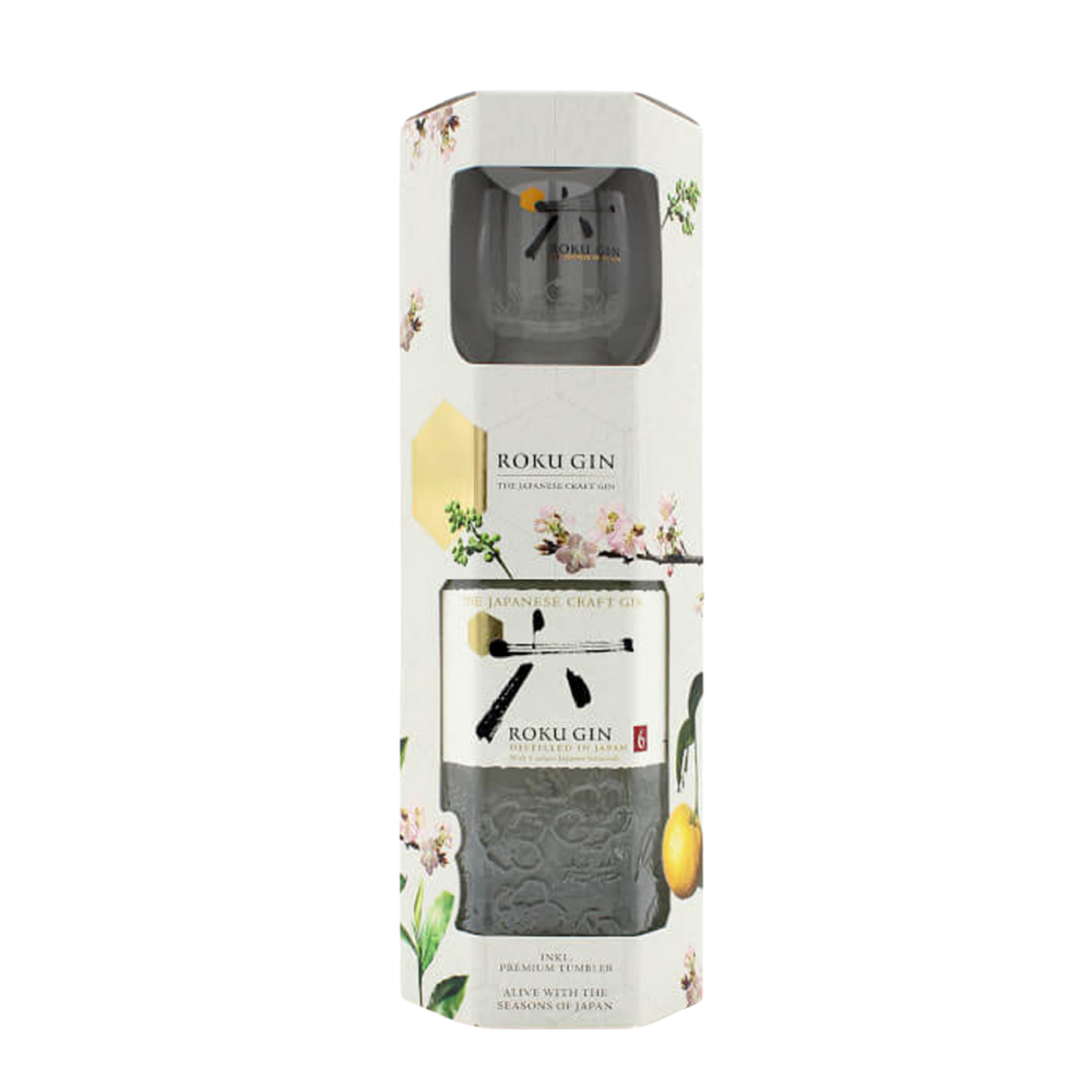 Roku Gin Gift Set, 0.7 L + 1 Glass