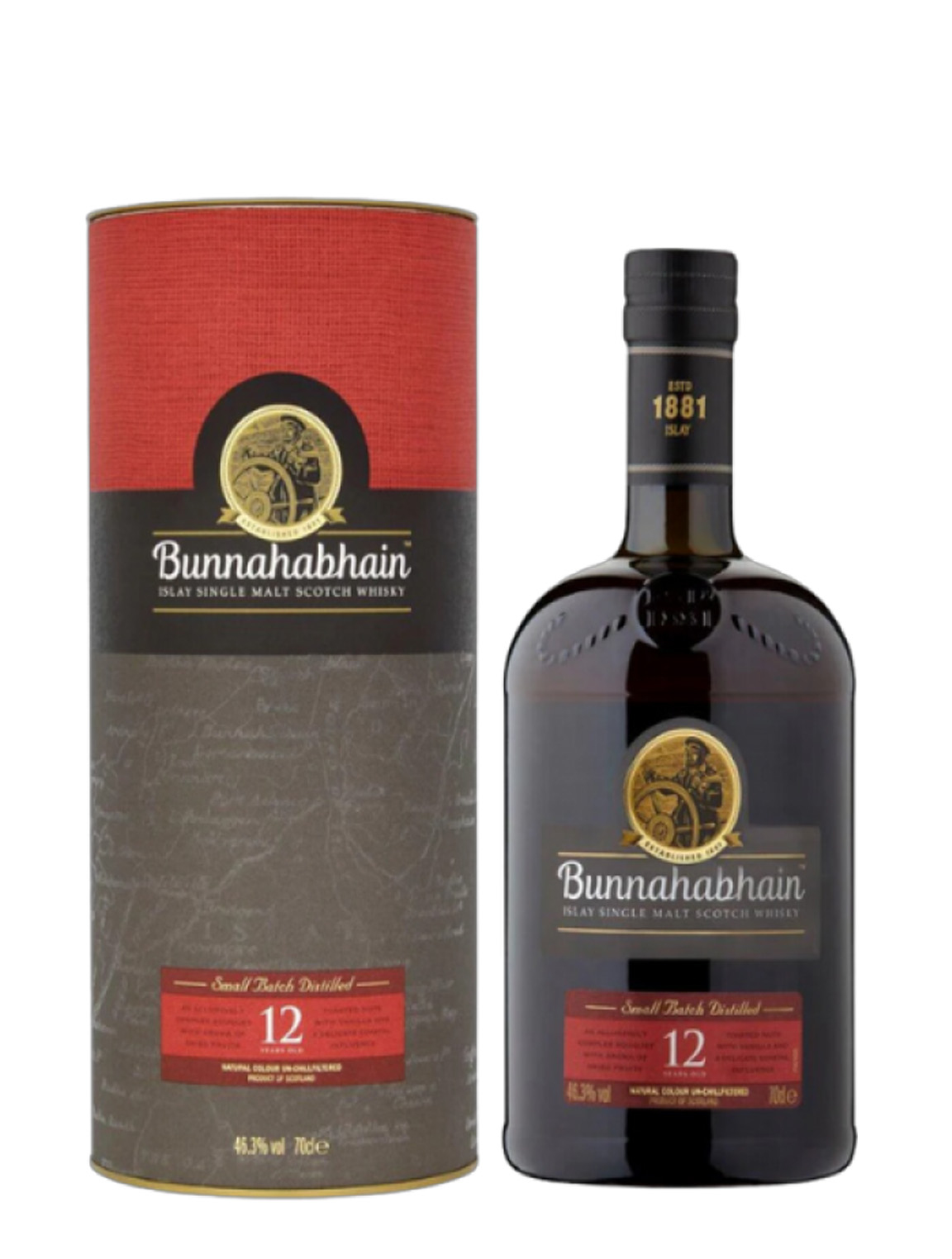 WHISKY BUNNAHABHAIN 12 Y.O 46,3% 0.7L