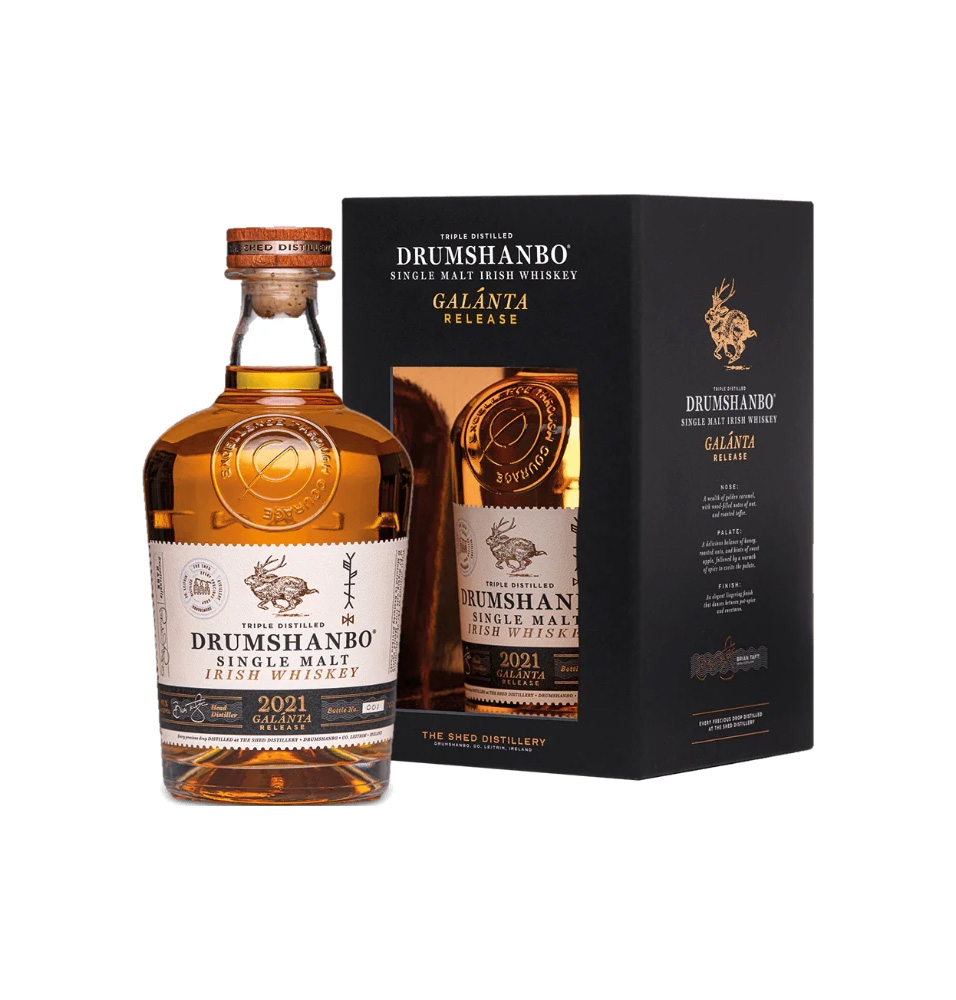 WHISKEY DRUMSHANBO SINGLE MALT IRISH GALANTA 46% 0.7L