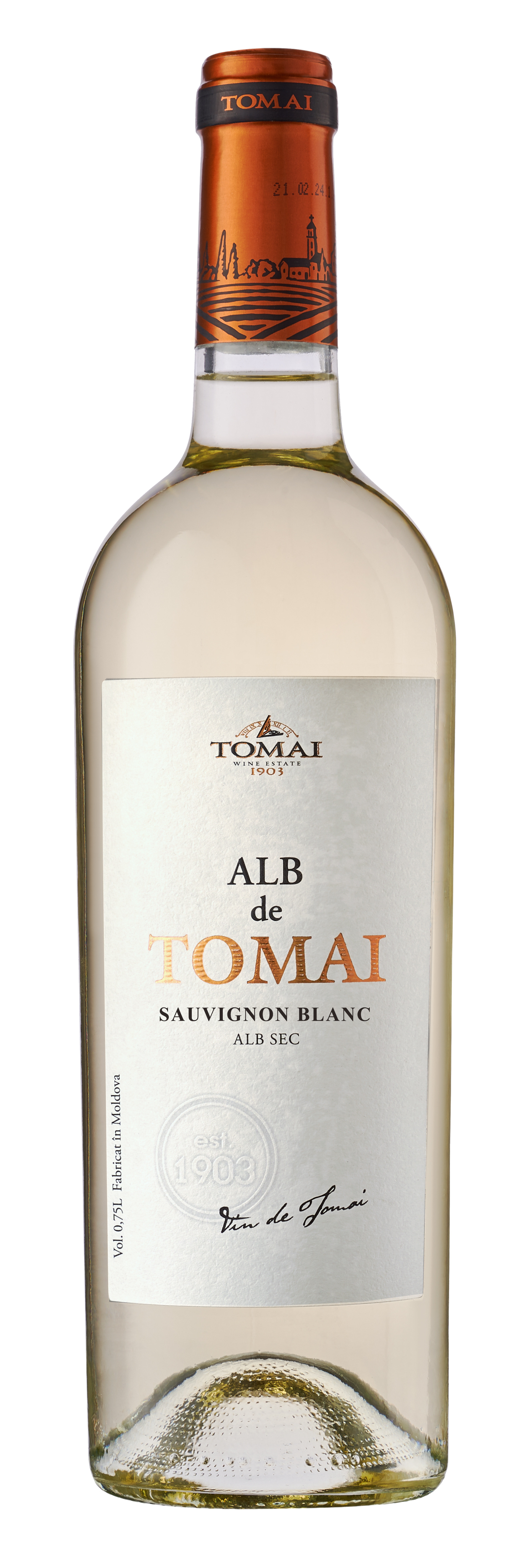 VIN SAUVIGNON DE TOMAI ALB SEC 0.75L