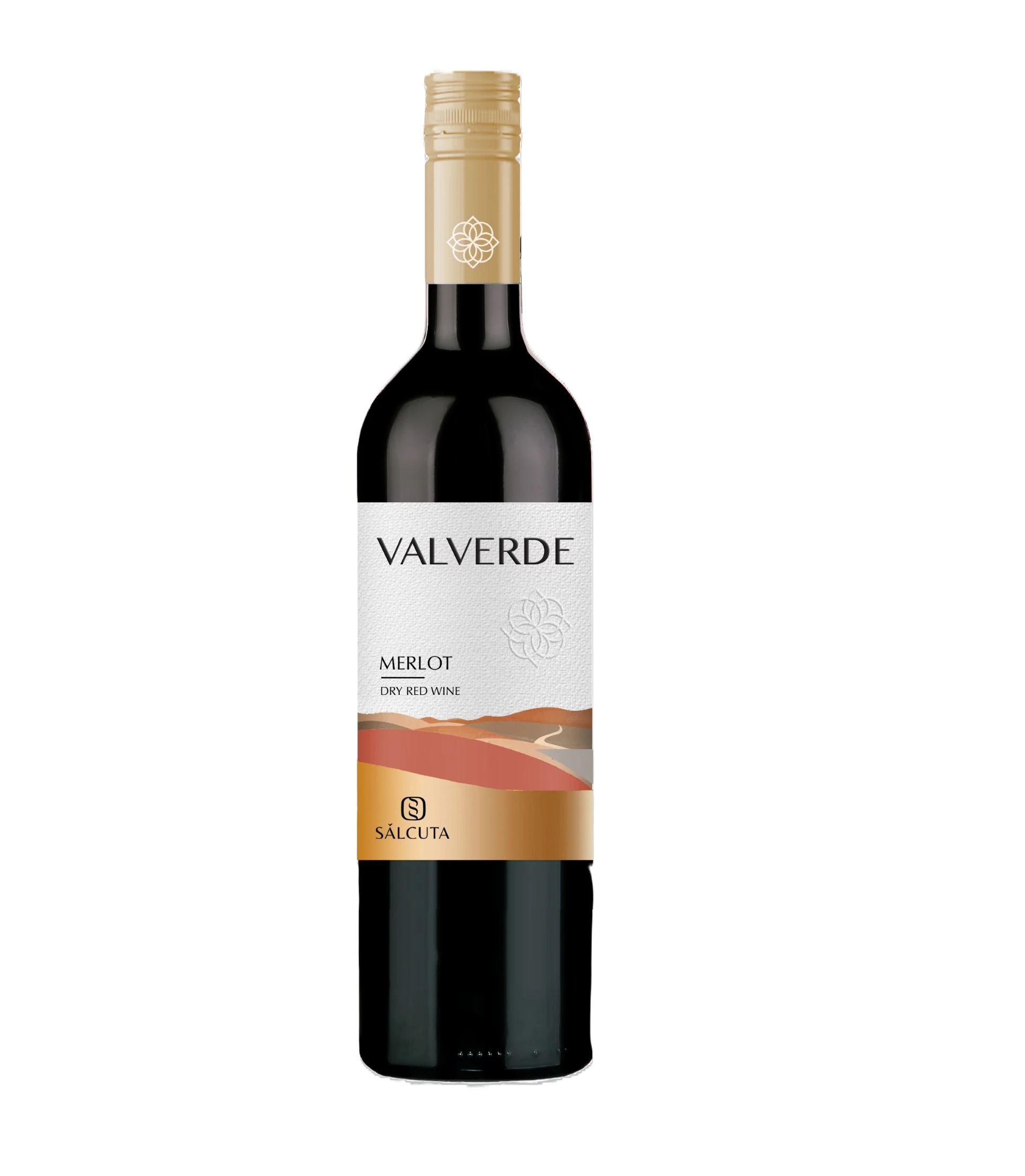 VIN SALCUTA VALVERDE MERLOT ROSU SEC 0.75L