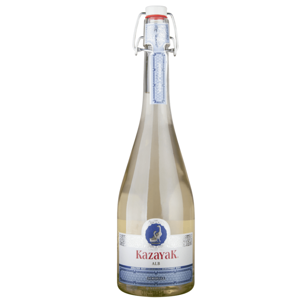 VIN PERLANT KAZAYAK ALB DEMIDULCE 0.75L
