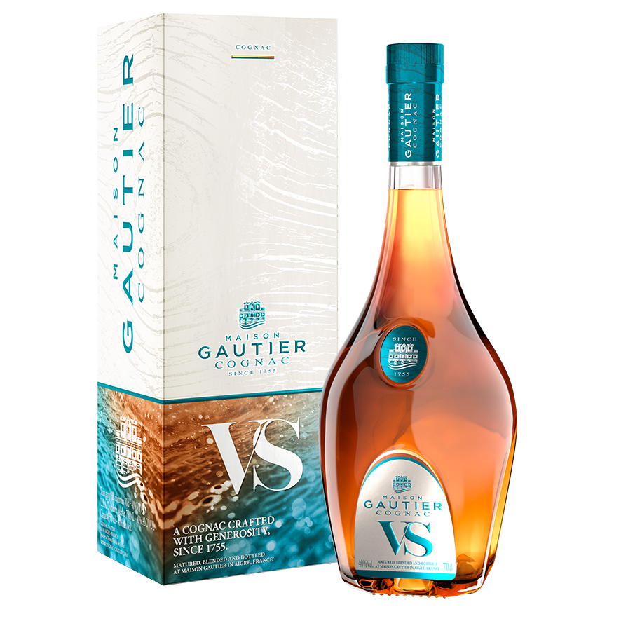 COGNAC GAUTIER V.S. WITH GIFT BOX ALC.40% 0.7L