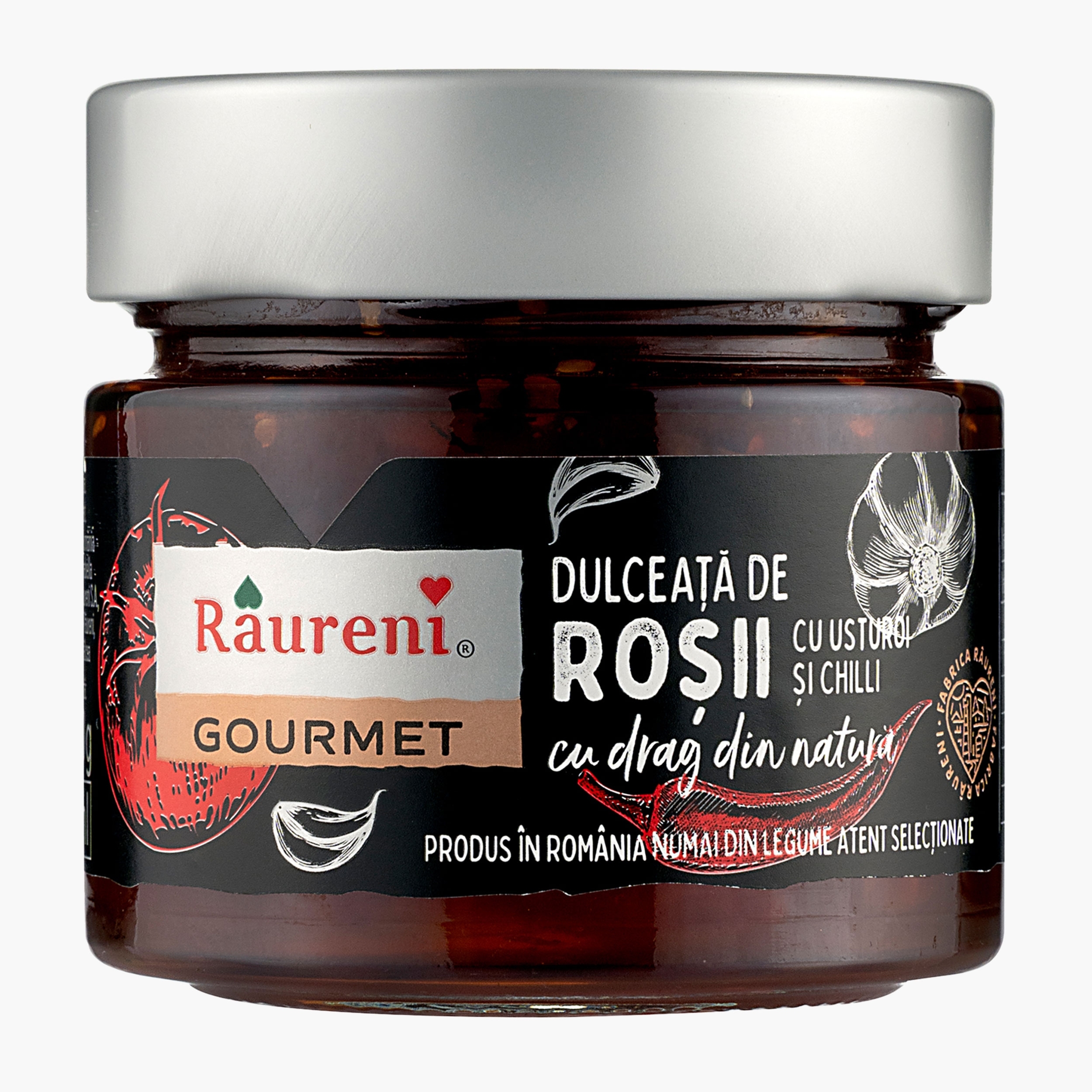 DULCEATA DE ROSII CU USTUROI SI CHILI RAURENI 250G