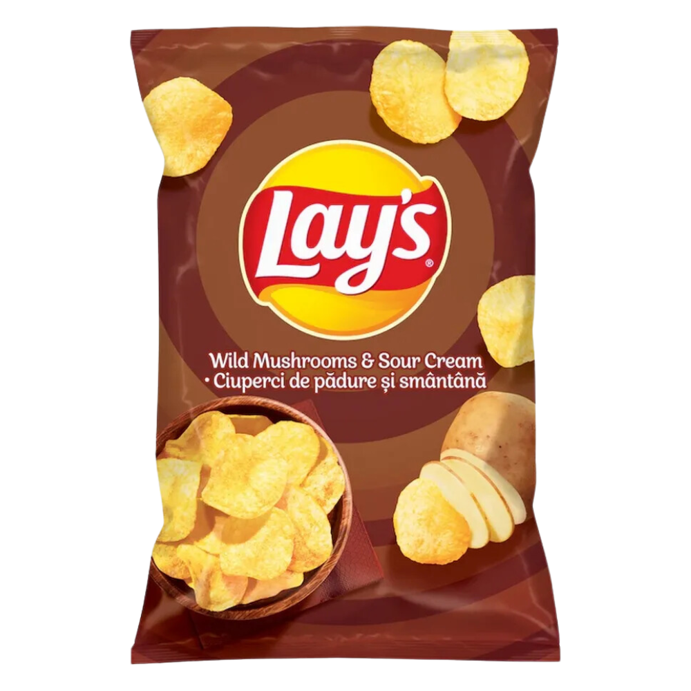 CHIPSURI LAY'S CIUPERCI SI SMINTINA 125G