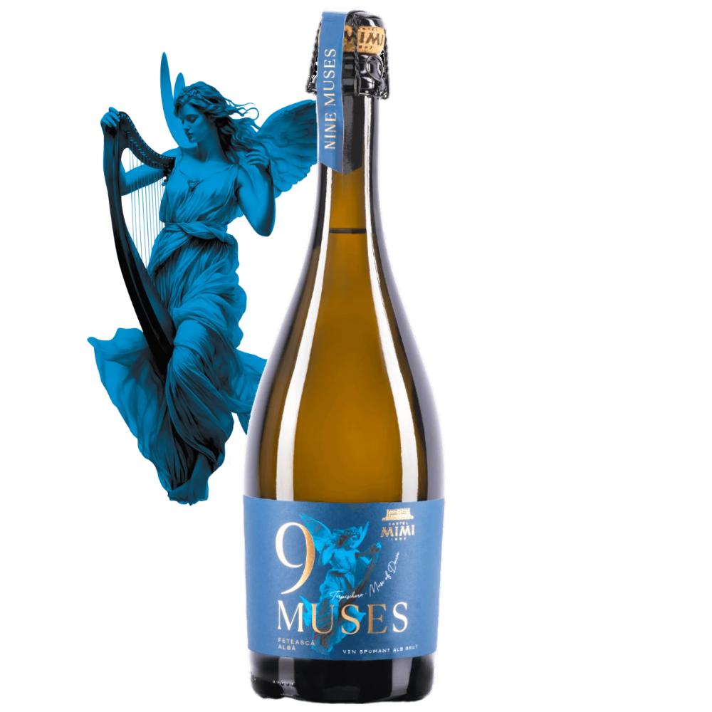 VIN SPUMANT CASTEL MIMI 9MUSES ALB BRUT 0.75L