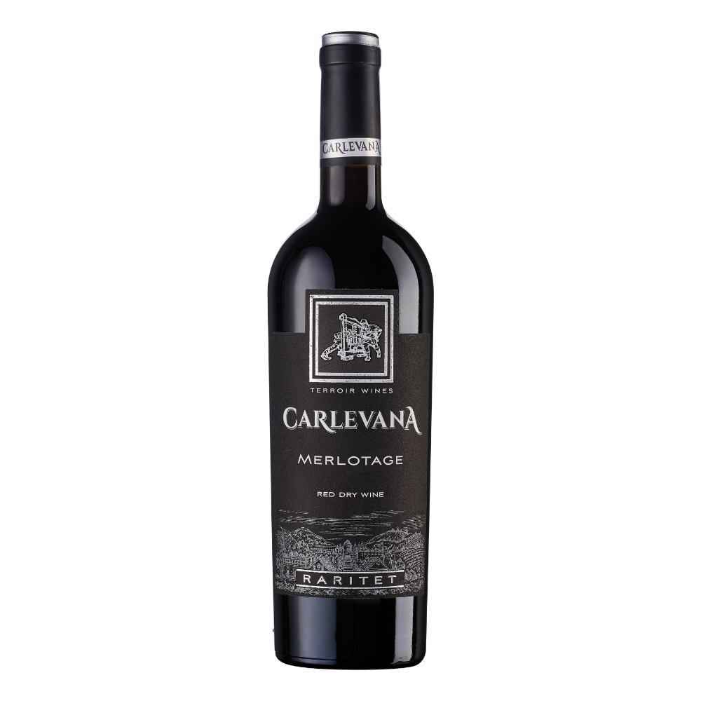 VIN CARLEVANA RARITET MERLOTAGE ROSU SEC 0.75L