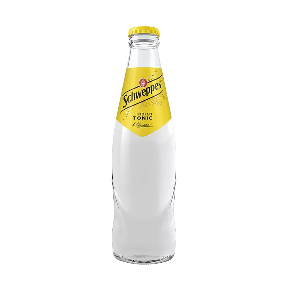 Apă tonică Schweppes Indian, sticlă, 0,25 l