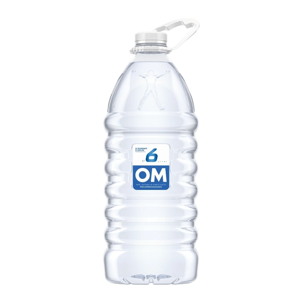 Apă potabilă OM, plată, PET, 6 l
