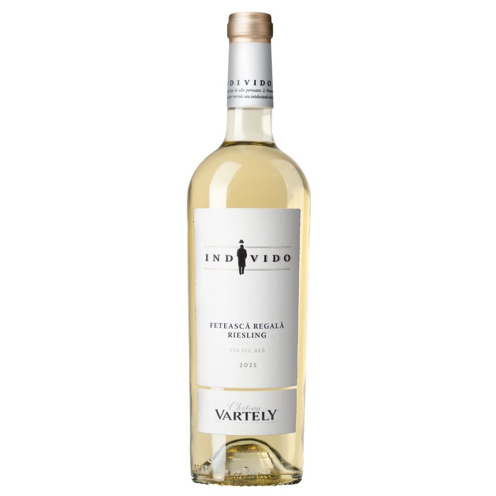 Château Vartely Individo Fetească Regală & Riesling Dry White Wine, 0.75 L